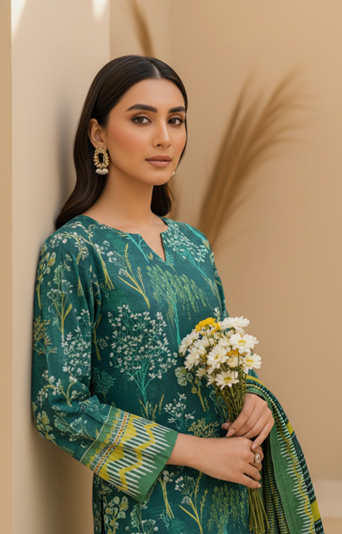 Lawn Printed 3-Piece Ensemble