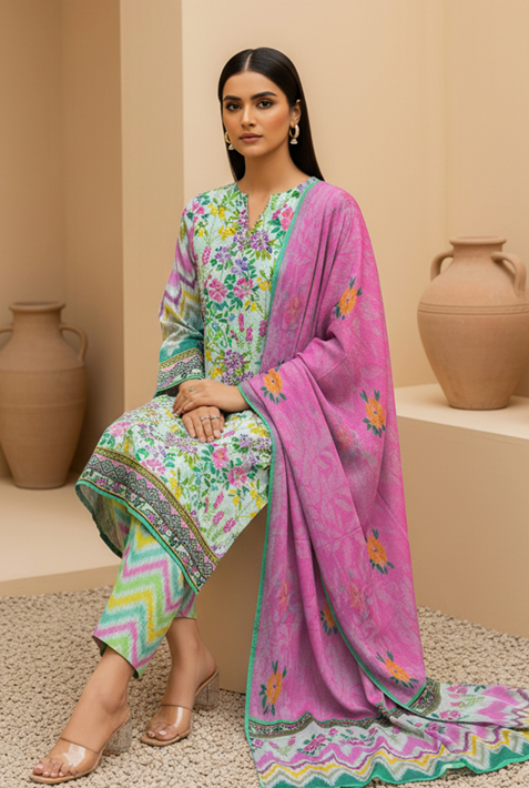 Lawn Printed 3-Piece Ensemble