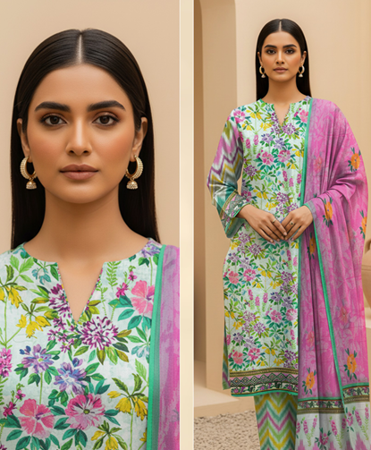 Lawn Printed 3-Piece Ensemble