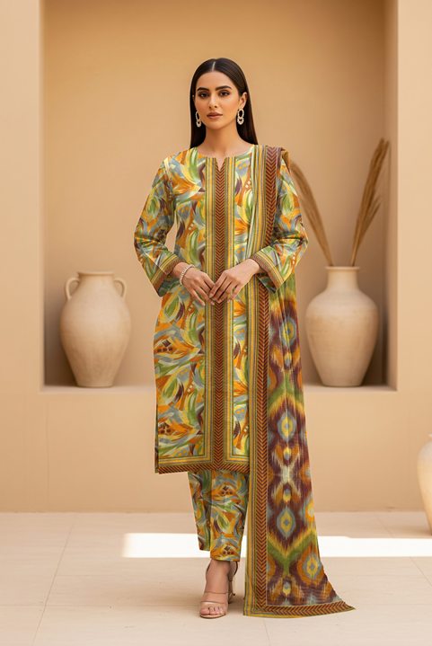 Lawn Printed 3-Piece Ensemble