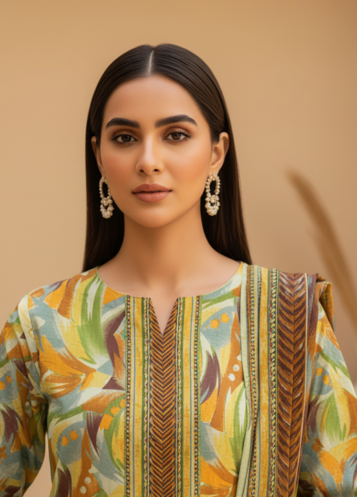Lawn Printed 3-Piece Ensemble