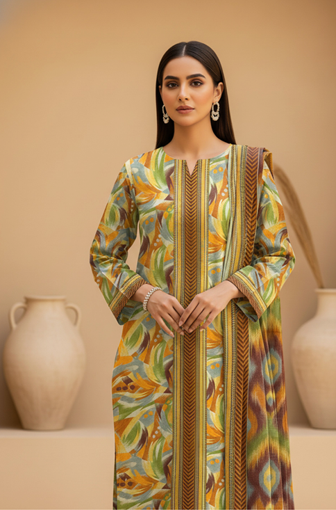 Lawn Printed 3-Piece Ensemble