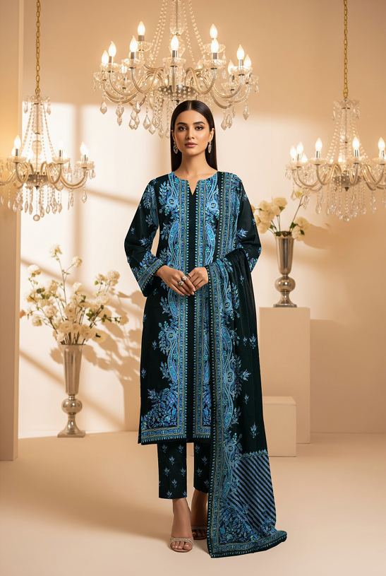 Lawn Printed 3-Piece Ensemble