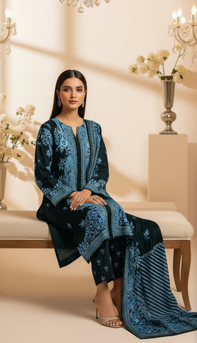 Lawn Printed 3-Piece Ensemble
