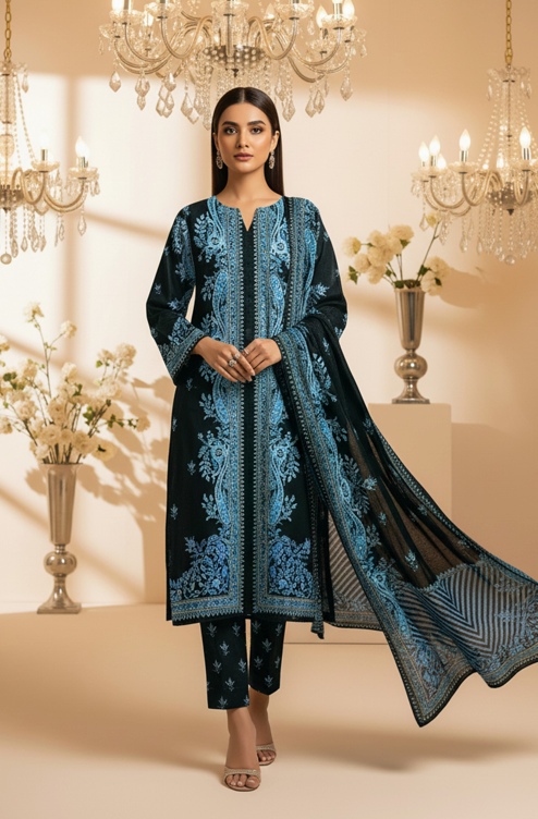Lawn Printed 3-Piece Ensemble