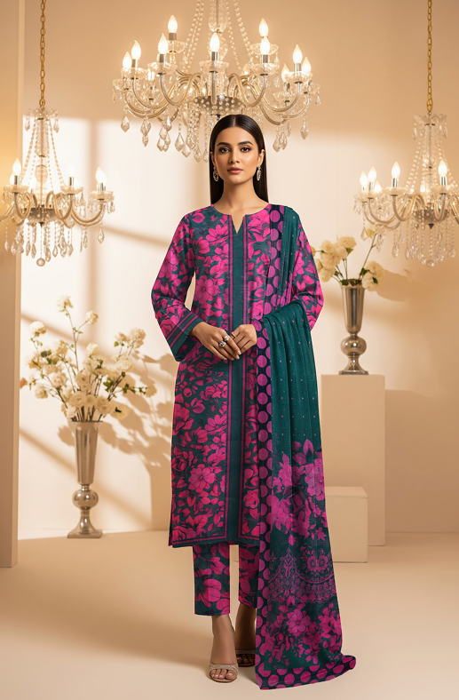Lawn Printed 3-Piece Ensemble
