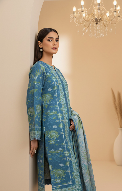 Lawn Printed 3-Piece Ensemble