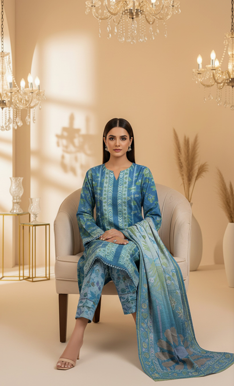 Lawn Printed 3-Piece Ensemble
