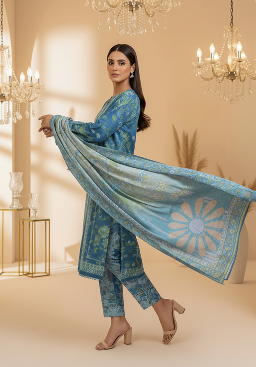 Lawn Printed 3-Piece Ensemble
