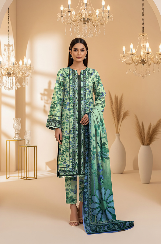 Lawn Printed 3-Piece Ensemble