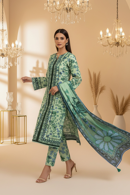 Lawn Printed 3-Piece Ensemble
