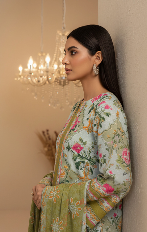 Lawn Printed 3-Piece Ensemble