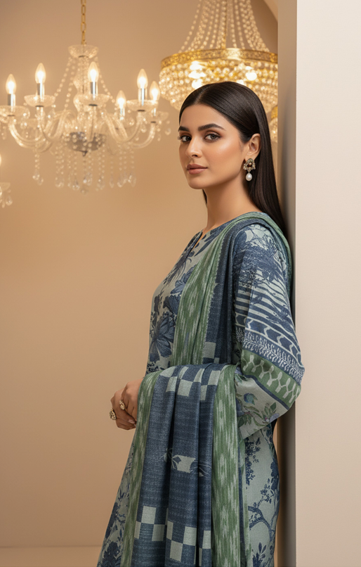 Lawn Printed 3-Piece Ensemble