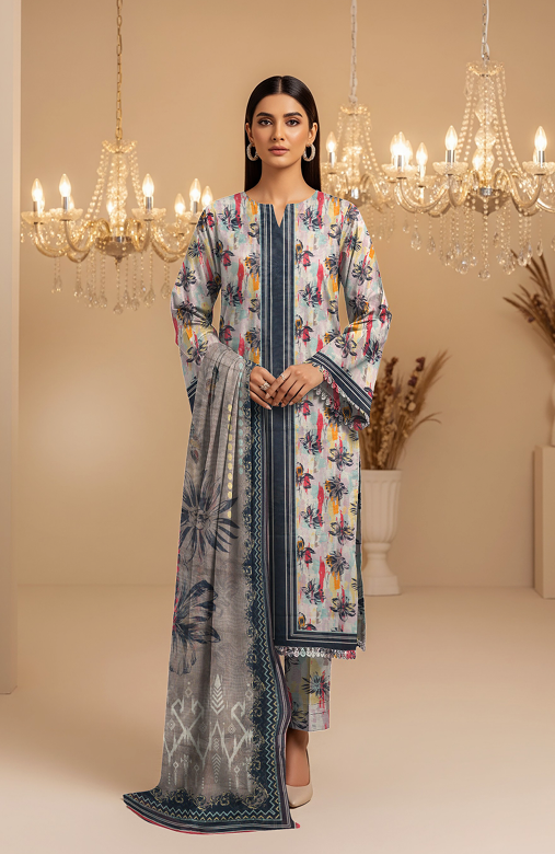 Lawn Printed 3-Piece Ensemble