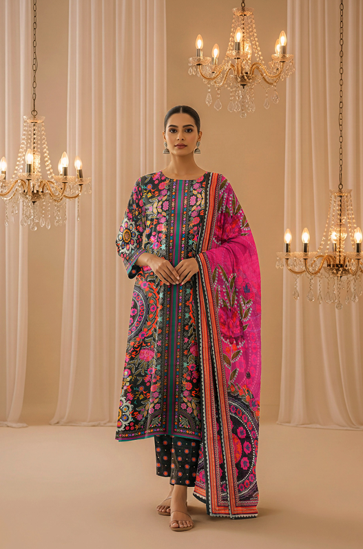 Lawn Printed 3-Piece Ensemble