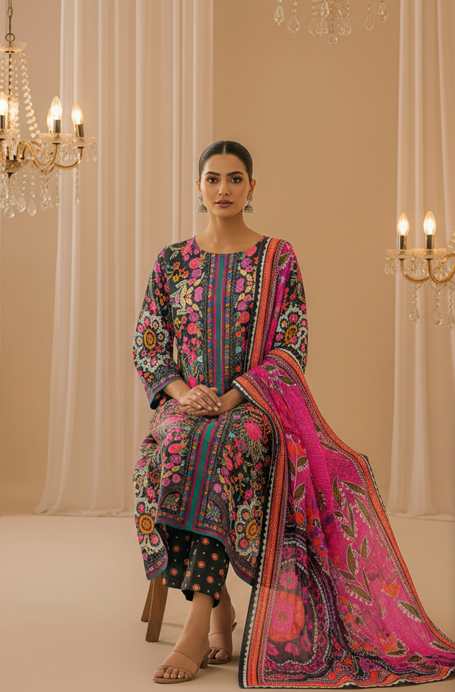 Lawn Printed 3-Piece Ensemble