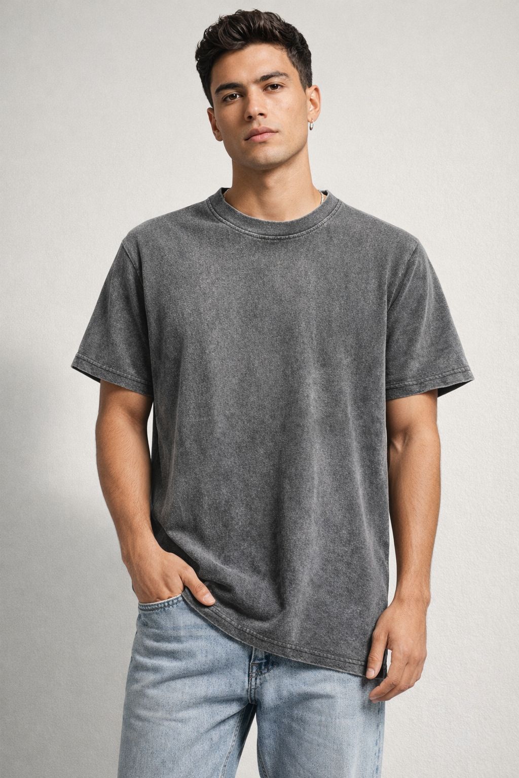 OVERSIZED ACID WASHED T-SHIRT