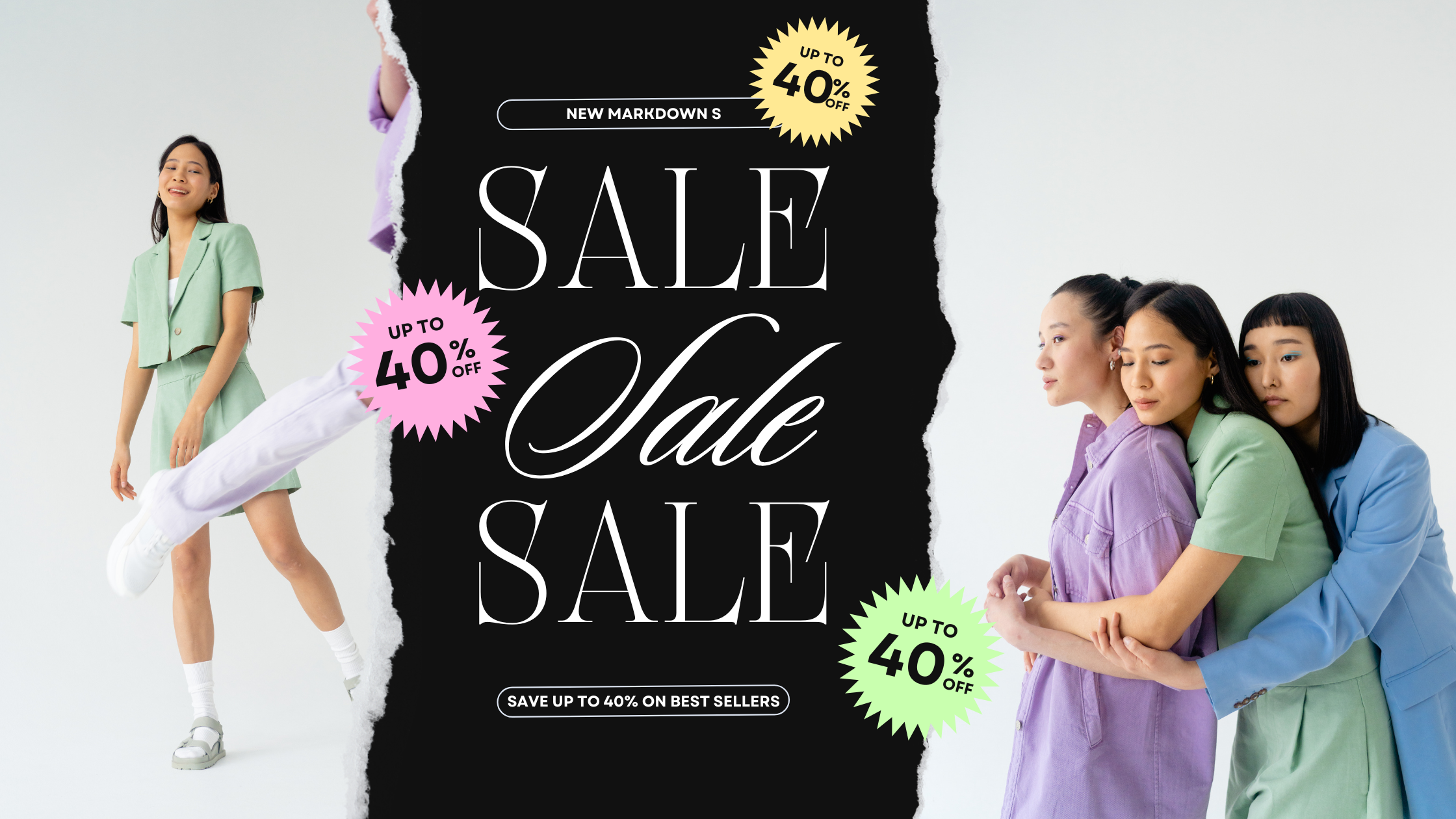 Sale Fashion Brand Website Homepage Banner